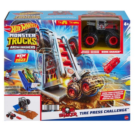 Hot Wheels Monster Trucks väike romuralli komplekt