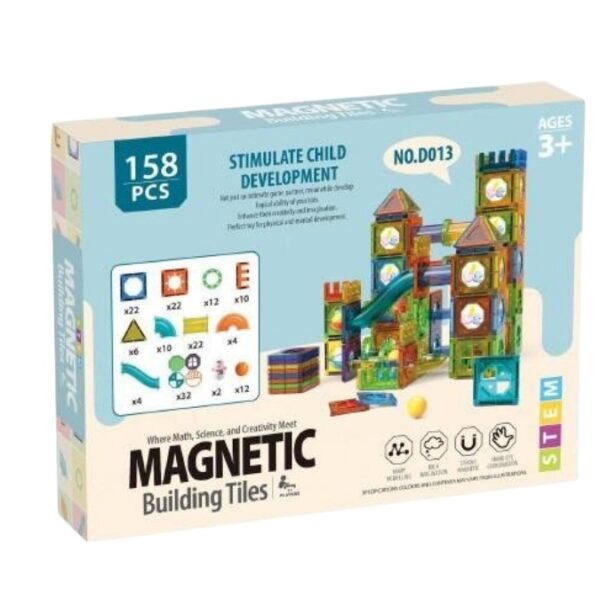 Magnetklotside komplekt, 158-osaline