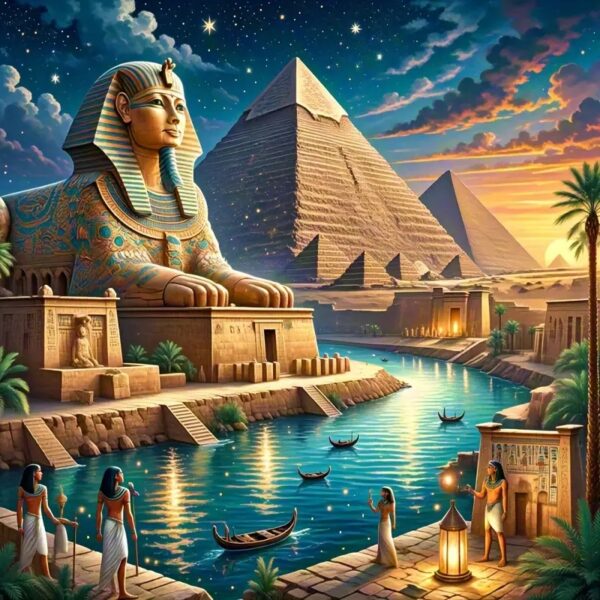 Teemanttikand Egiptus, 30x30cm