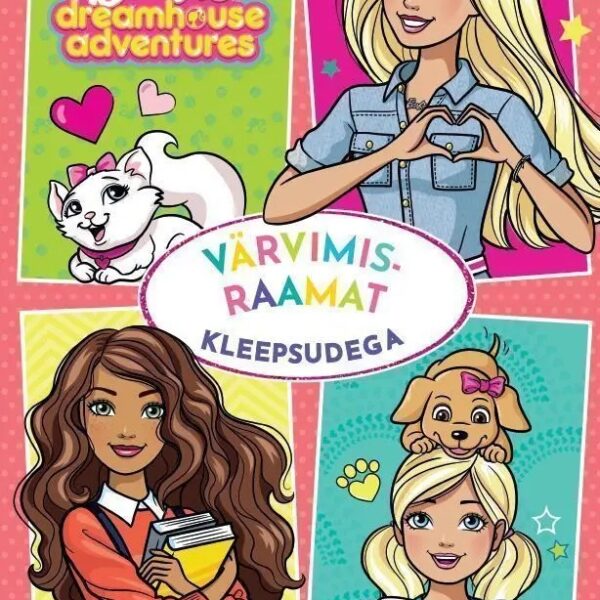 Barbie Dreamhouse adventures värvimisraamat