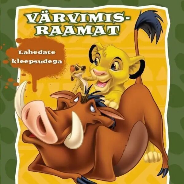 Lõvikuningas. Värvimisraamat