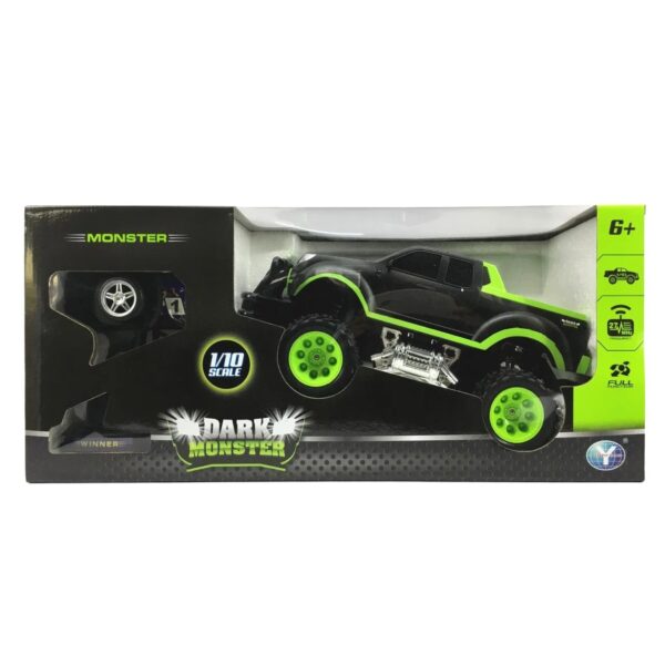 Puldiauto Dark Monster KULLERIGA